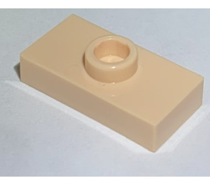 LEGO Light Flesh Plate 1 x 2 with 1 Stud (without Bottom Groove) (3794)