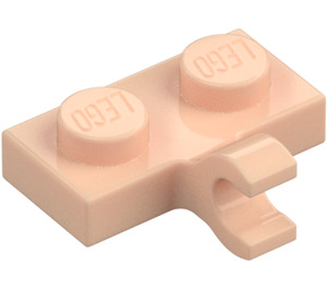 LEGO Light Flesh Plate 1 x 2 with Horizontal Clip (11476 / 65458)