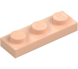 LEGO Light Flesh Plate 1 x 3 (3623)