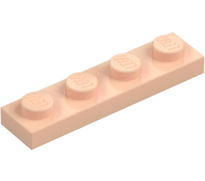 LEGO Licht vleeskleurig Plaat 1 x 4 (3710)