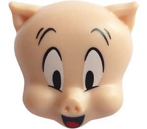 LEGO Light Flesh Porky Pig Minifigure Head
