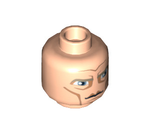 LEGO Light Flesh Pre Vizsla Head (Recessed Solid Stud) (3626 / 10972)