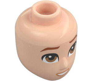 LEGO Světlá tělová Prince Phillip Muž Minidoll Hlava (28649 / 101801)