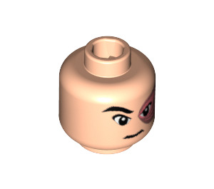 LEGO Light Flesh Prince Zuko Head (Safety Stud) (3626 / 56083)