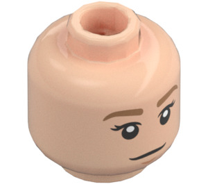 LEGO Light Flesh Princess Zelda Minifigure Head (Recessed Solid Stud) (3274)