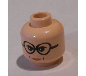 LEGO Beige Léger Professeur Trelawney Tête (Clou de sécurité) (3626)