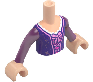 LEGO Carne claro Rapunzel (43214) Friends Torso (73141 / 92456)