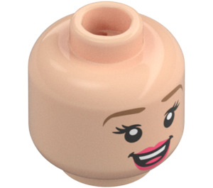 LEGO Licht vleeskleurig Rapunzel Minifiguur Hoofd (Verzonken solide nop) (3274 / 104019)