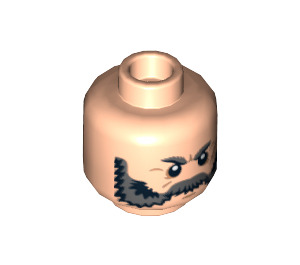 LEGO Light Flesh Ray Head (Recessed Solid Stud) (14642)