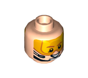 LEGO Chair légère Rebel Pilot Diriger avec Orange Visière et Headset (Goujon solide encastré) (3626 / 17853)