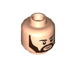 LEGO Light Flesh Resistance Trooper Minifigure Head (Recessed Solid Stud) (3626 / 35551)