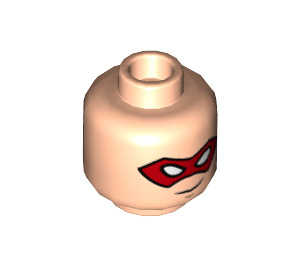 LEGO Light Flesh Robin Minifigure Head (Recessed Solid Stud) (3626 / 36856)