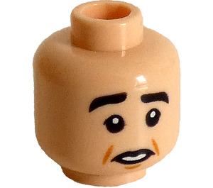 LEGO Carne claro Ross Geller Cabeza (Espiga sólida hueca) (3626 / 77722)