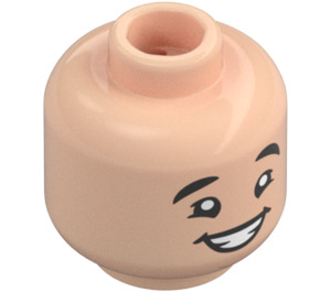 LEGO Světlá tělová Russell Minifigurka Hlava (Zapuštěný pevný cvoček) (3626 / 102091)