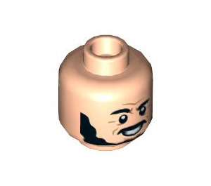 LEGO Light Flesh Sallah Head (Recessed Solid Stud) (3626 / 73910)