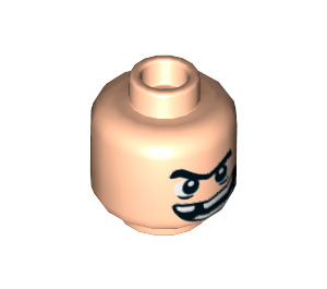 LEGO Light Flesh Sandman Minifigure Head (Recessed Solid Stud) (3626 / 35975)