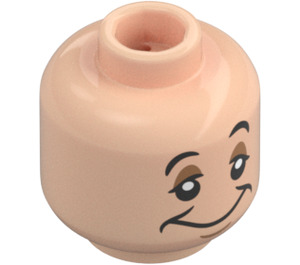 LEGO Light Flesh Sleepy Minifigure Head (Safety Stud) (3274 / 107061)