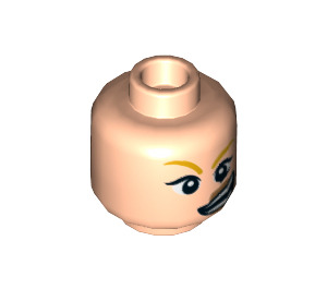 LEGO Light Flesh Supergirl Minifigure Head (Recessed Solid Stud) (3626 / 36027)