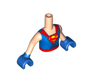 LEGO Carne claro Supergirl con Azul Piernas Friends Torso (92456)