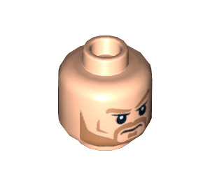 LEGO Light Flesh Thor Head (Recessed Solid Stud) (3626 / 10340)