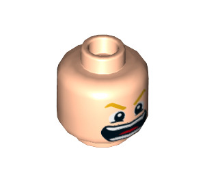 LEGO Light Flesh Thor Minifigure Head (Recessed Solid Stud) (3626 / 35992)