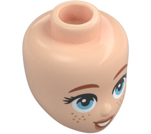 LEGO Light Flesh Zoya Minidoll Head (92198 / 105816)