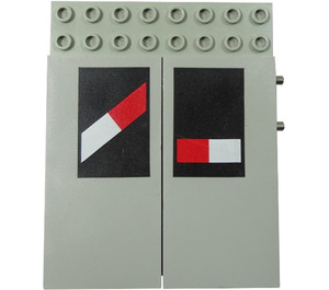 LEGO Light Gray 12V Remote Control For Train Level Crossing