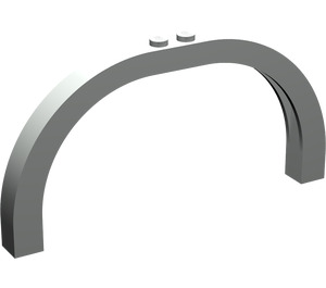 LEGO Light Gray Arch 1 x 12 x 5 with Curved Top (6184)