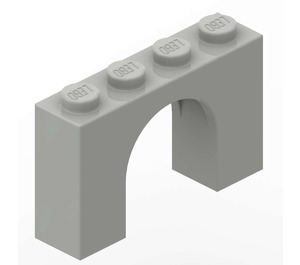 LEGO Světle šedá Klenba 1 x 4 x 2 (6182)