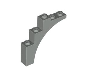 LEGO Gris clair Arche
 1 x 5 x 4 Arc régulier, dessous non renforcé (2339 / 14395)