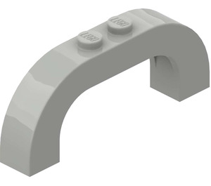 LEGO Gris claro Arco 1 x 6 x 2 con Parte superior curva (6183 / 24434)