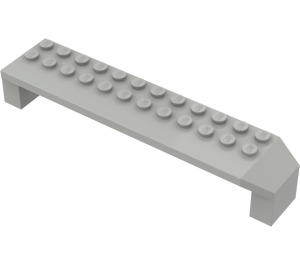 LEGO Světle šedá Klenba 2 x 14 x 2.3 (30296)