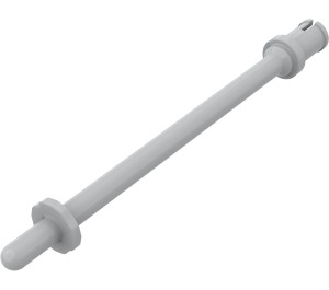 LEGO Light Gray Bar 7.6 with Stop with Rounded End (2714)