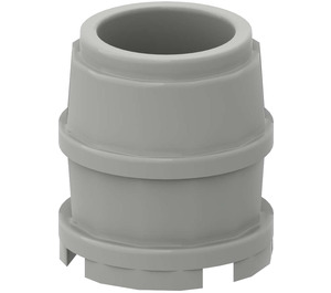 LEGO Light Gray Barrel 2 x 2 x 1.7 (2489 / 26170)