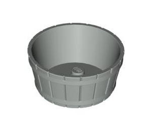 LEGO Light Gray Barrel 4.5 x 4.5 without Axle Hole (4424)