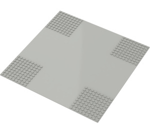 LEGO Light Gray Baseplate 32 x 32 Road 9-Stud Crossroads