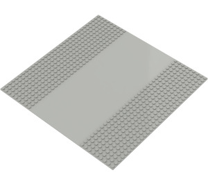 LEGO Gris claro Placa Base 32 x 32 Road 9-Espiga Recto