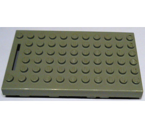 LEGO Gris claro Batería Caja 4.5V Type 3, Parte superior