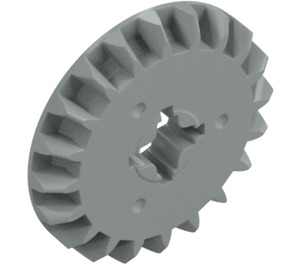 LEGO Light Gray Bevel Gear Half with 20 Teeth (32198)