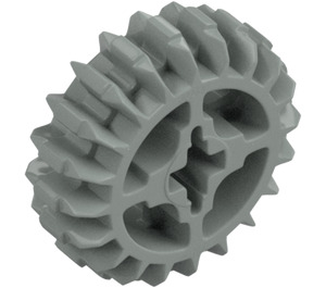 LEGO Light Gray Bevel Gear with 20 Teeth Unreinforced (32269)