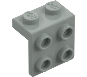 LEGO Light Gray Bracket 1 x 2 with 2 x 2 (21712 / 44728)