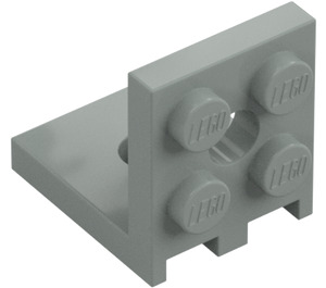 LEGO Light Gray Bracket 2 x 2 - 2 x 2 Up (3956 / 35262)