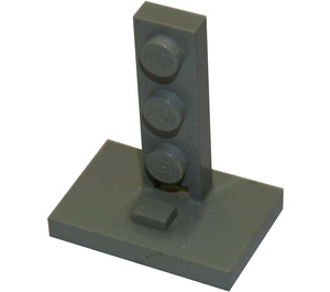 LEGO Lys grå Brakett 2 x 3 med 1 x 3 Tog Signal Stand (4169)