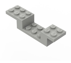 LEGO Light Gray Bracket 8 x 2 x 1.3 (4732)