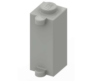 LEGO Grigio chiaro Mattoncino 1 x 1 x 2 con Shutter Supporto (3581)