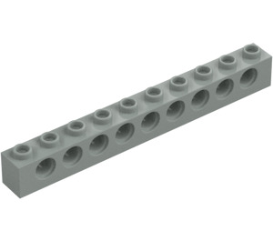 LEGO Light Gray Brick 1 x 10 with Holes (2730)