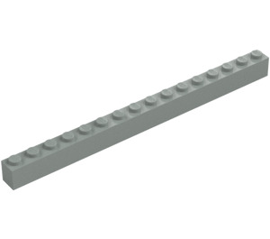 LEGO Světle šedá Kostka 1 x 16 (2465)