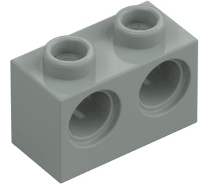 LEGO Grigio chiaro Mattoncino 1 x 2 con 2 Fori (32000)