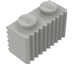 LEGO Light Gray Brick 1 x 2 with Grille (2877)