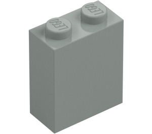 LEGO Lys grå Kloss 1 x 2 x 2 med innvendig akselholder (3245)